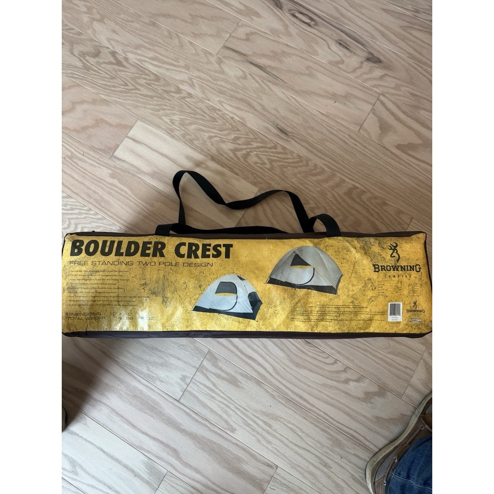 Browning Boulder Crest 11x9 Tent NEW Factory Sealed NOS Camping MSRP $249 2017
